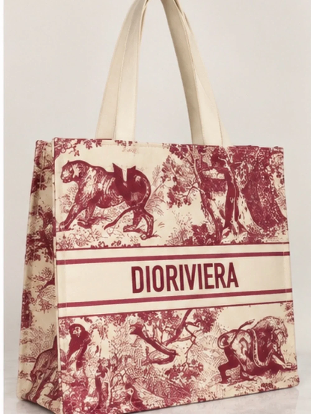 NWT Authentic Dior Beauty DIORIVIERA Toile de Jouy Promotional Tote